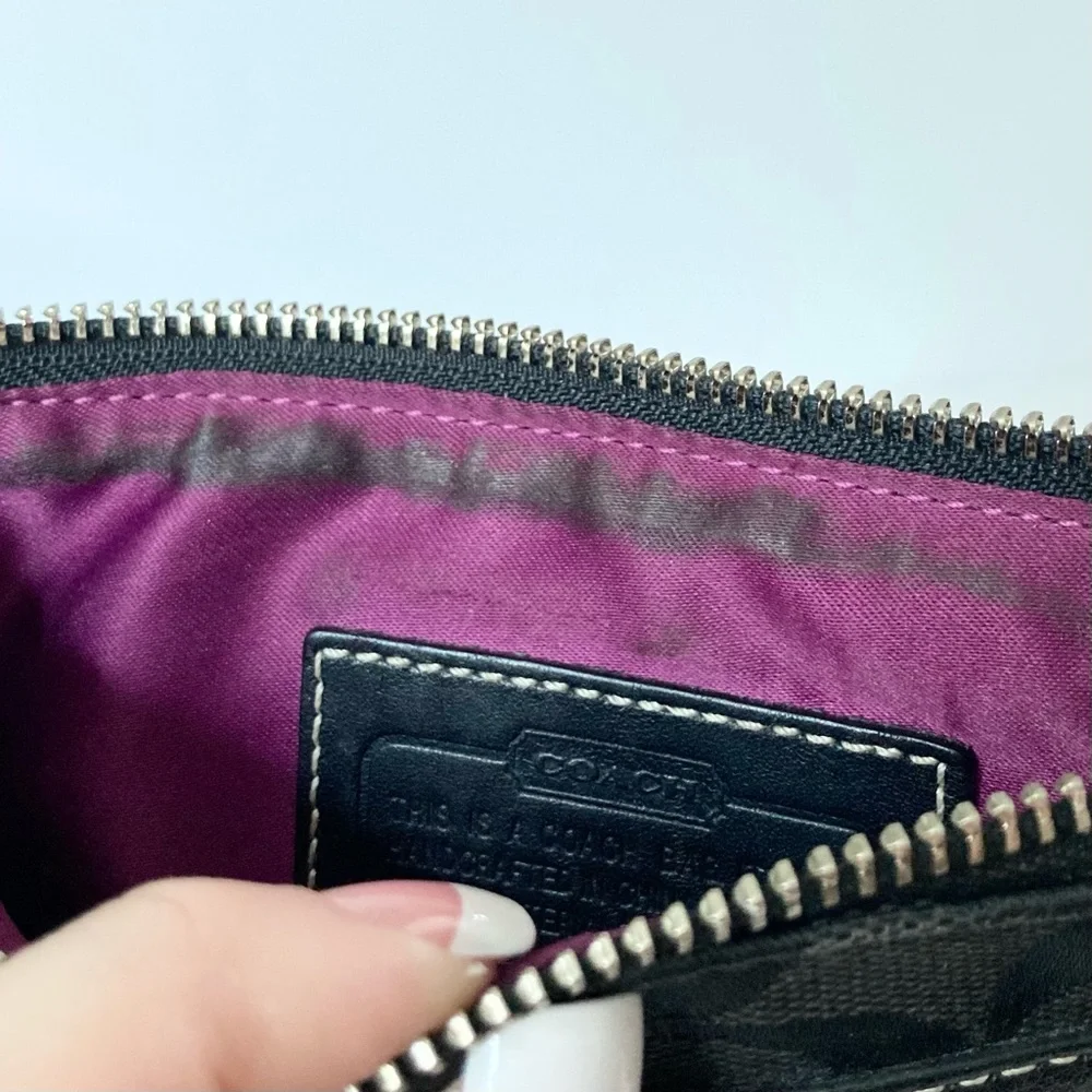 Coach Black Signature Crossbody Bag
